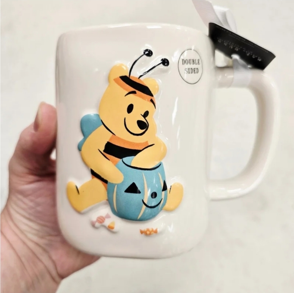 Rae Dunn Disney's Winnie the Pooh Ceramic Coffee Mug Halloween - Picture 2 of 3
